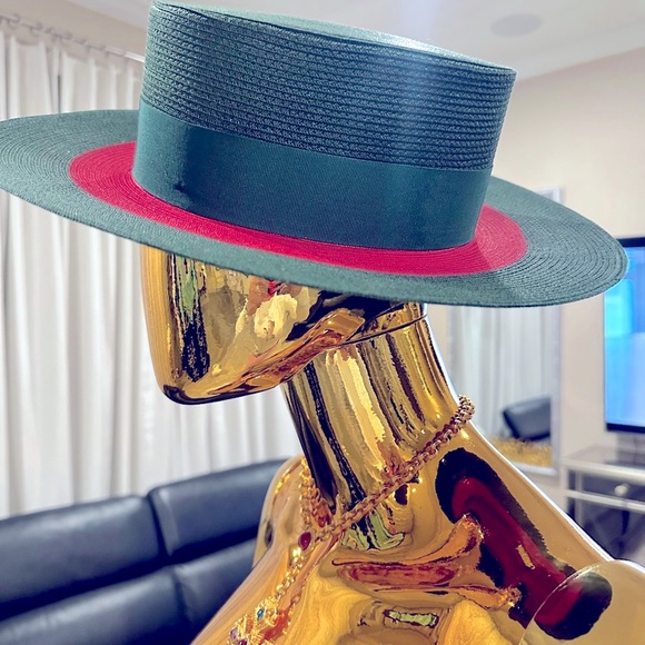 Gucci Green and Red Women's Hat - Picture 1 of 4